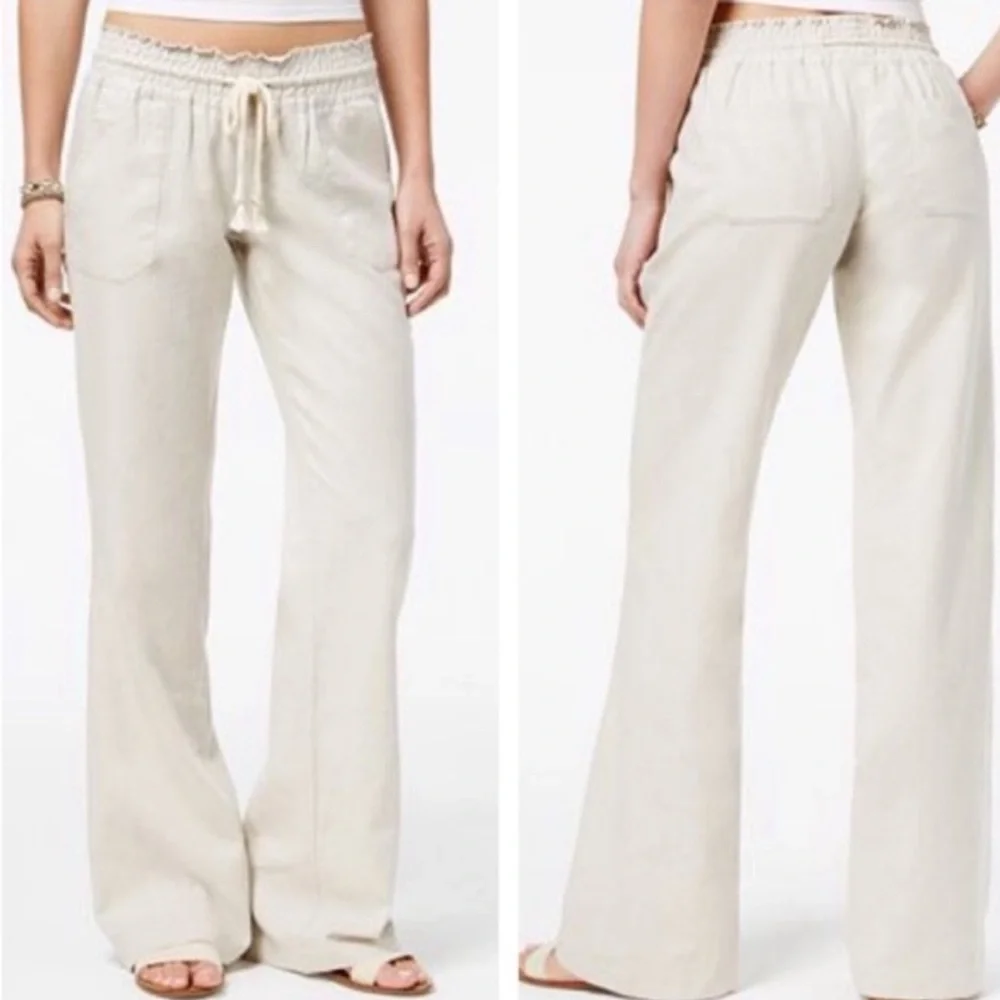 NWT Roxy Oceanside Pant in Stone Khaki.‎
